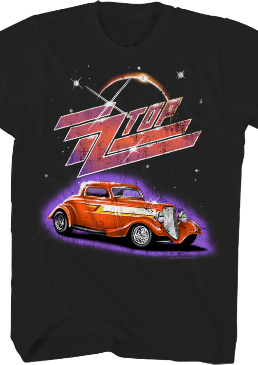 Eliminator Car ZZ Top T-Shirt - main product image