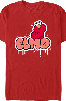 Elmo Graffiti Sesame Street T-Shirt
