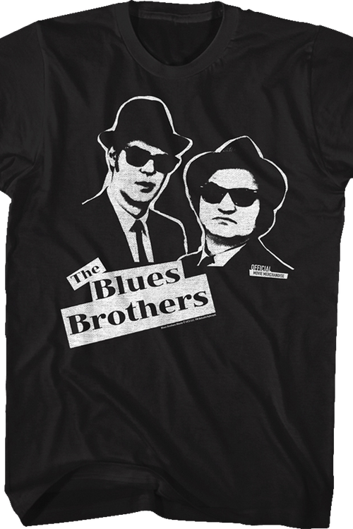 Elwood and Jake Sketch Blues Brothers T-Shirtmain product image