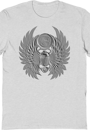 Emboss Scarab Beetle Journey T-Shirt