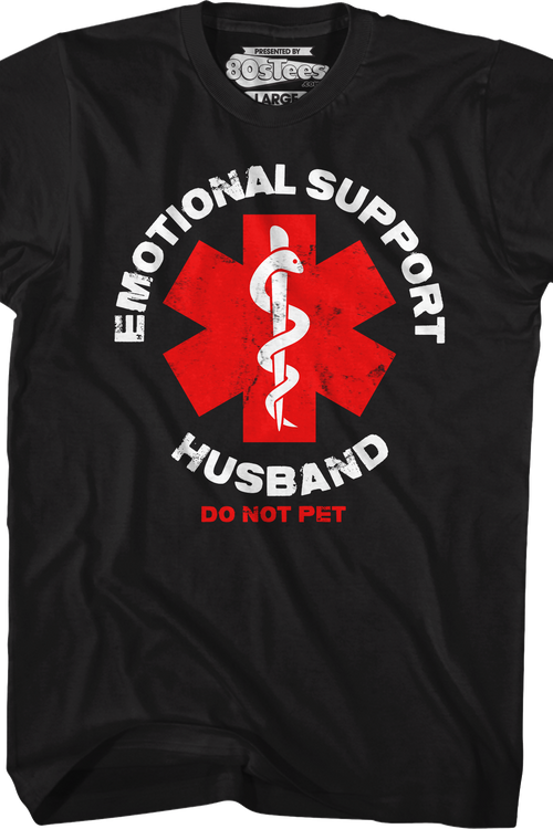 Emotional Support Husband T-Shirtmain product image