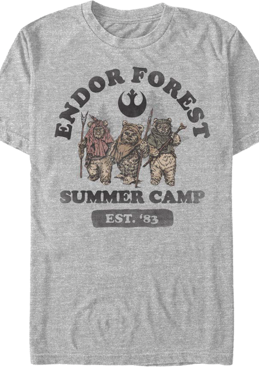 Endor Forest Summer Camp Star Wars T-Shirt - main product image