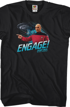 Engage Star Trek The Next Generation T-Shirt