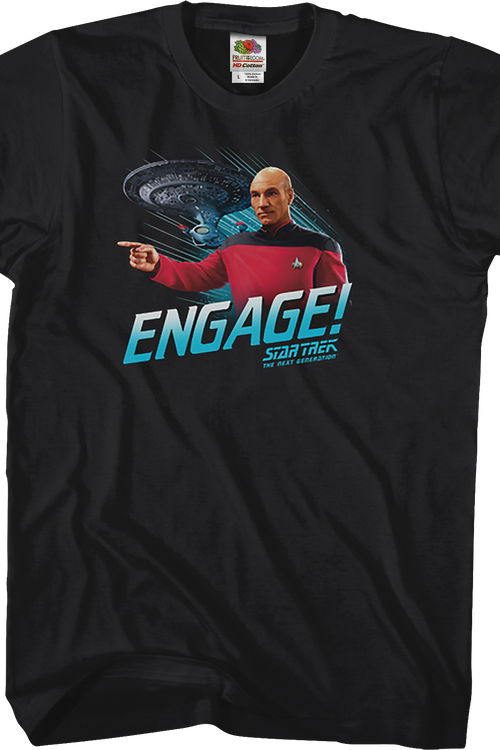 Engage Star Trek The Next Generation T-Shirtmain product image