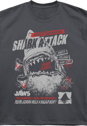Enter At Your Own Risk Jaws Oversized T-Shirt