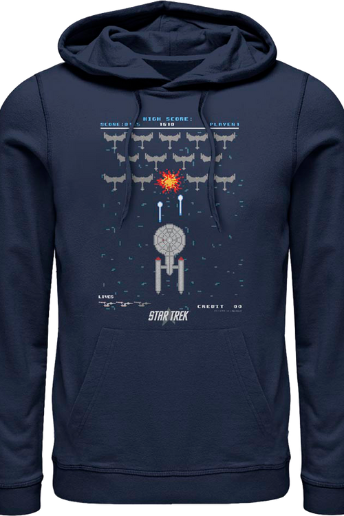Enterprise Invaders Star Trek Hoodie