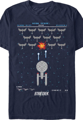 Enterprise Invaders Star Trek T-Shirt