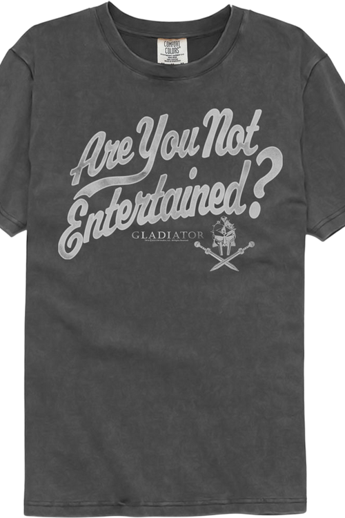 Entertained Gladiator Comfort Colors Brand T-Shirtmain product image