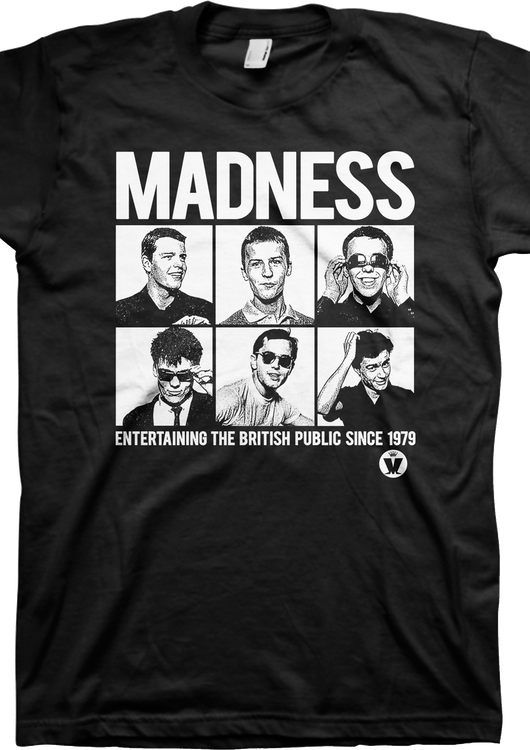 Entertaining The British Public Since 1979 Madness T-Shirt - main product image