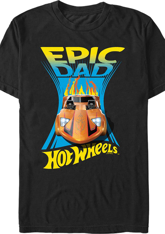 Epic Dad Hot Wheels T-Shirt - main product image