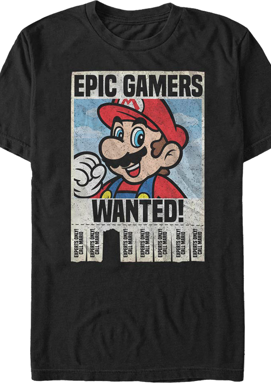 Epic Gamers Super Mario Bros. T-Shirt - main product image