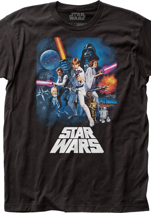 Episode IV A New Hope Poster Star Wars T-Shirt - main product image