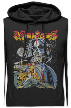 Episode IV Poster Japanese Text Star Wars Hoodie