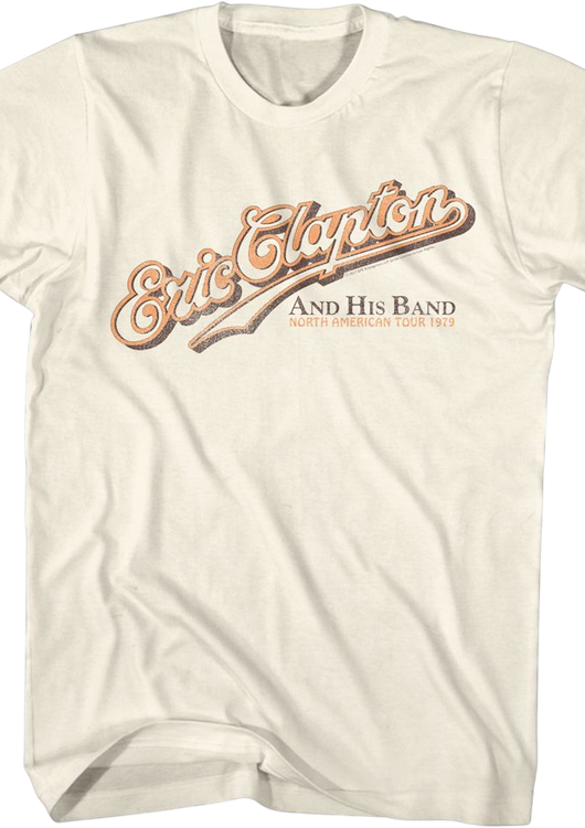 North American Tour 1979 Eric Clapton T-Shirt - main product image