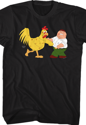 Ernie the Giant Chicken vs Peter Griffin Family Guy T-Shirt