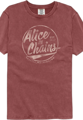 Est. 1987 Alice In Chains Comfort Colors Brand T-Shirt