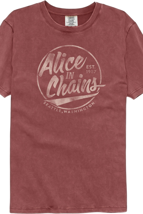 Est. 1987 Alice In Chains Comfort Colors Brand T-Shirtmain product image