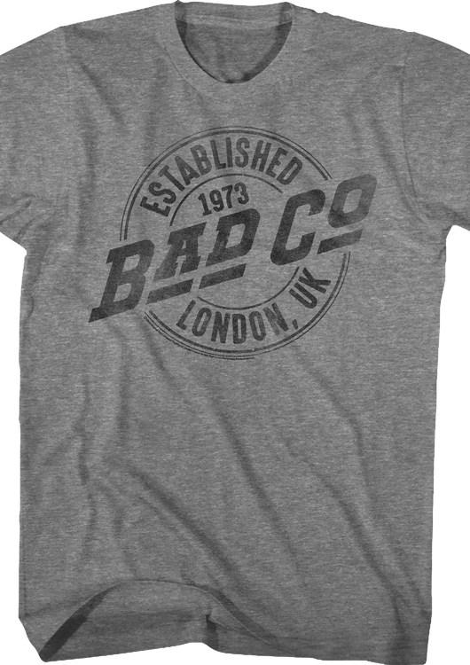 Established 1973 London UK Bad Company T-Shirt - main product image