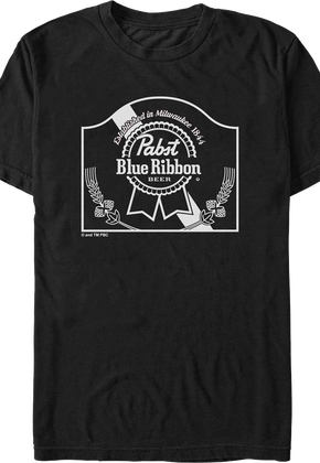 Established in Milwaukee Pabst Blue Ribbon T-Shirt