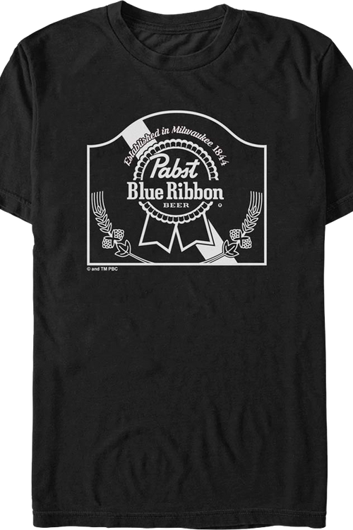 Established in Milwaukee Pabst Blue Ribbon T-Shirtmain product image