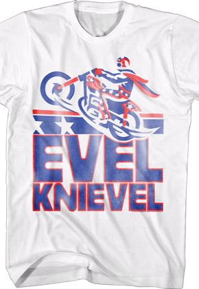 Evel Knievel Motorcycle Jump T-Shirt