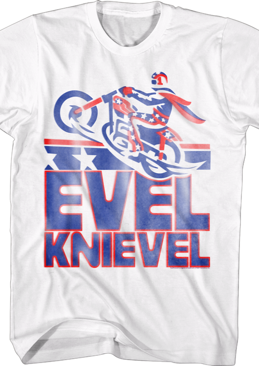 Evel Knievel Motorcycle Jump T-Shirt - main product image