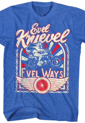 Evel Ways Evel Knievel T-Shirt
