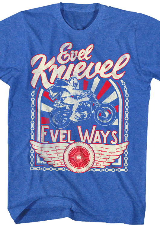 Evel Ways Evel Knievel T-Shirt - main product image