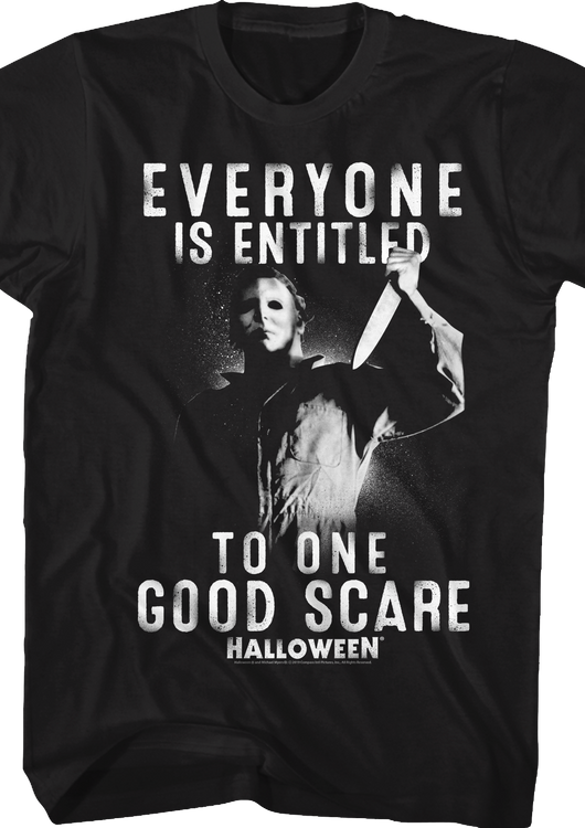 Everyone Is Entitled To One Good Scare Halloween T-Shirt - main product image