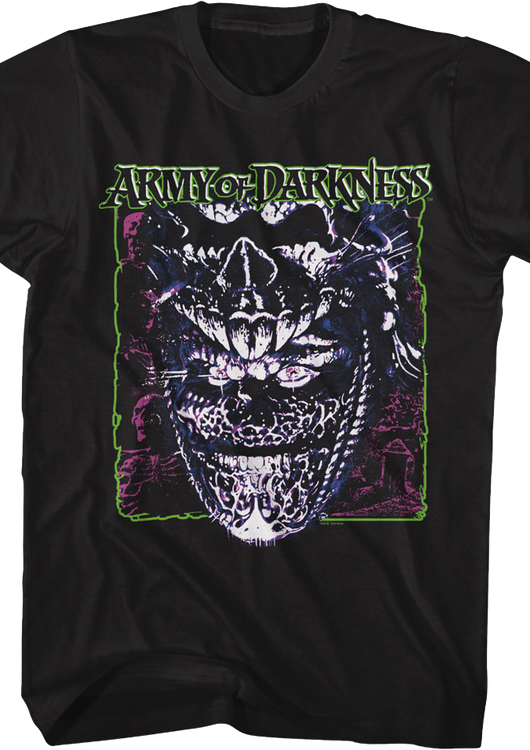 Evil Ash Close-Up Army Of Darkness T-Shirt - main product image