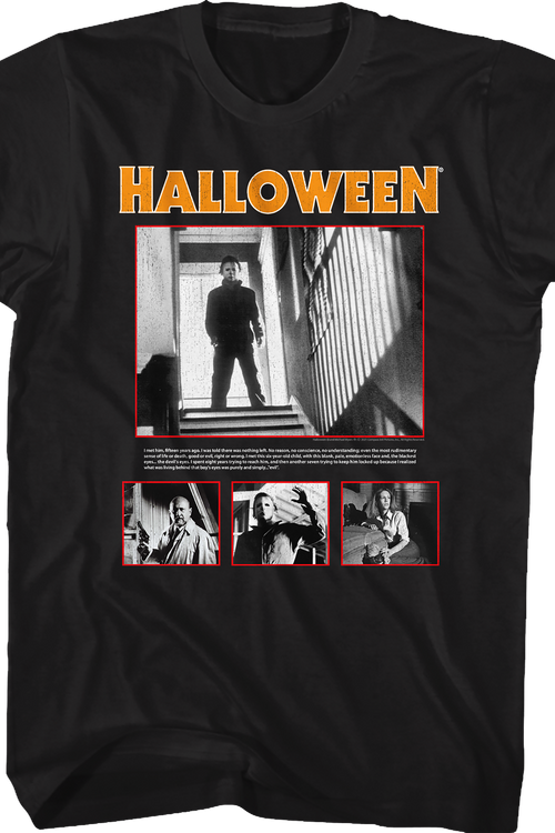 Evil Collage Halloween T-Shirtmain product image