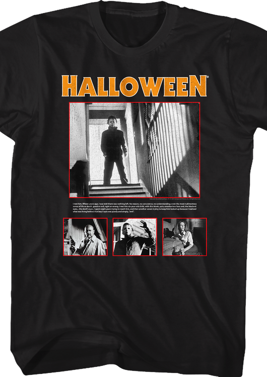 Evil Collage Halloween T-Shirt - main product image