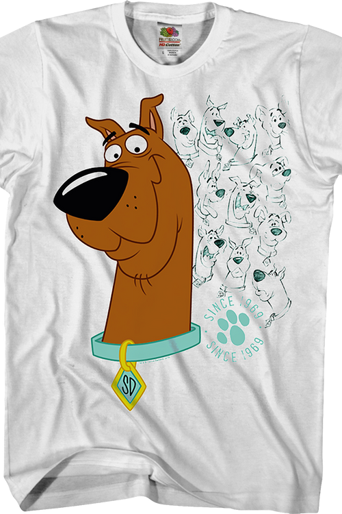 Evolution Of Scooby-Doo T-Shirtmain product image