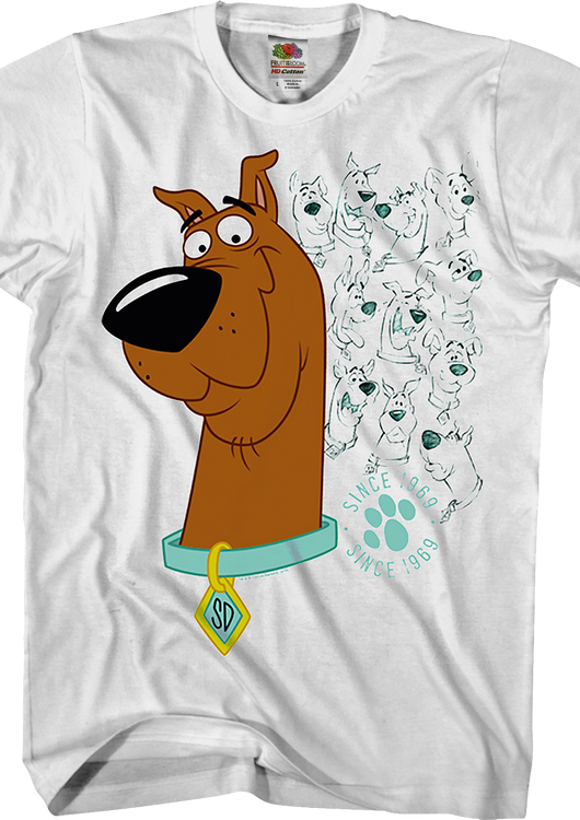 Evolution Of Scooby-Doo T-Shirt - main product image