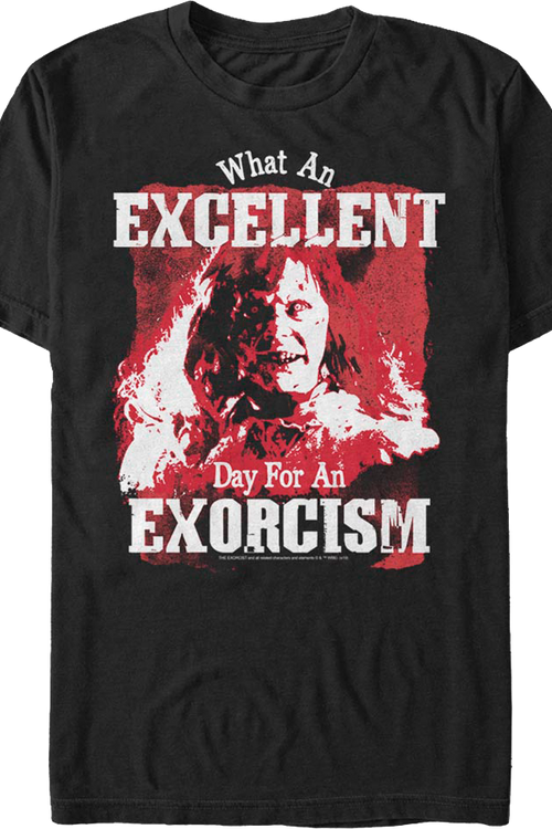 Excellent Day For An Exorcism Exorcist T-Shirtmain product image
