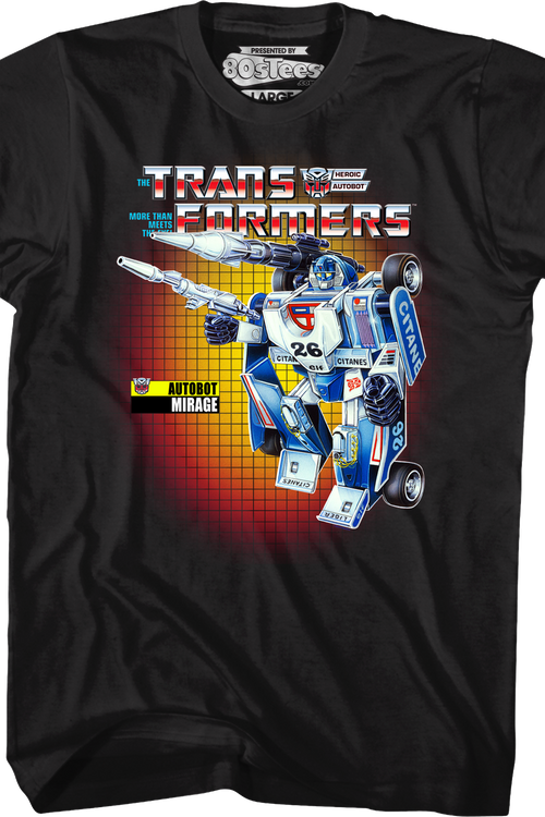 Box Art Mirage Transformers T-Shirtmain product image
