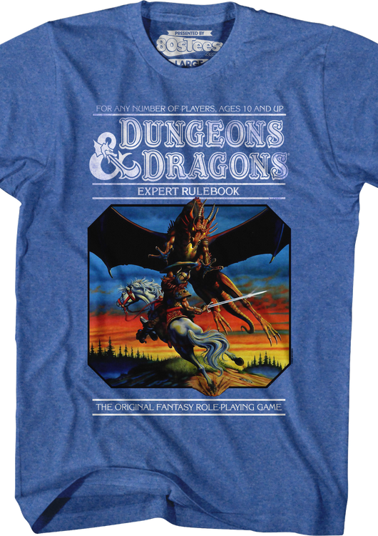 Expert Rulebook Dungeons & Dragons T-Shirt - main product image