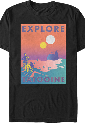 Explore Tatooine Star Wars T-Shirt