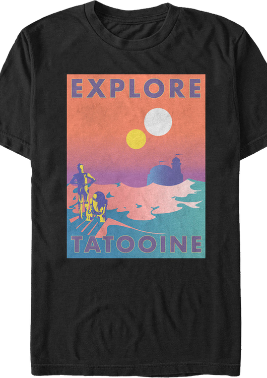 Explore Tatooine Star Wars T-Shirt - main product image