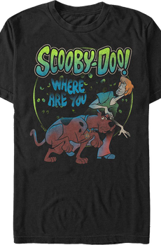 Eyes Watching Shaggy And Scooby-Doo T-Shirt