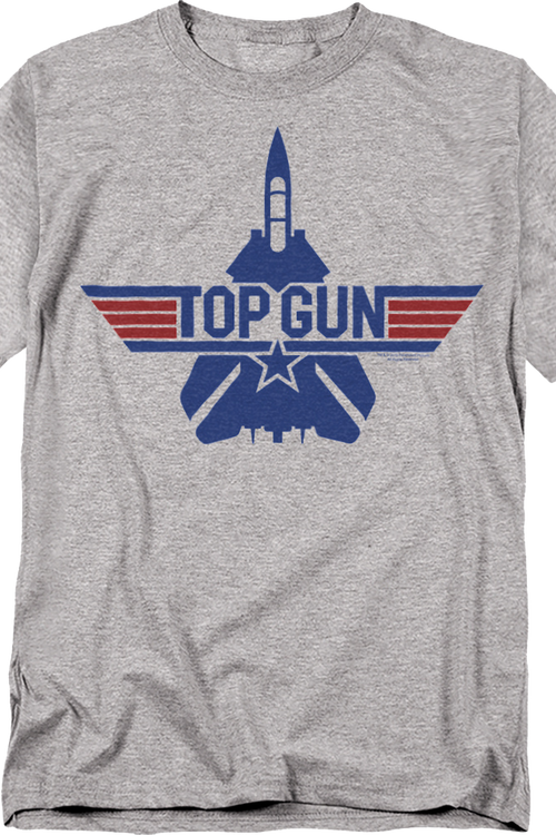 F-14 Tomcat Silhouette & Logo Top Gun T-Shirt - main product image