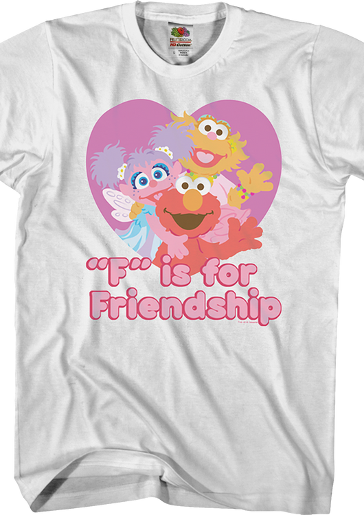 F is for Friendship Sesame Street T-Shirt - main product image