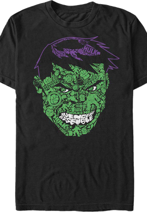 Face Icons Incredible Hulk T-Shirt