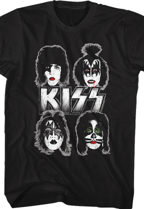 Face Paint KISS T-Shirt