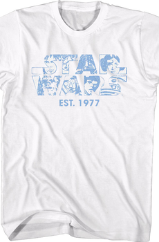 Faces In Logo Star Wars T-Shirt