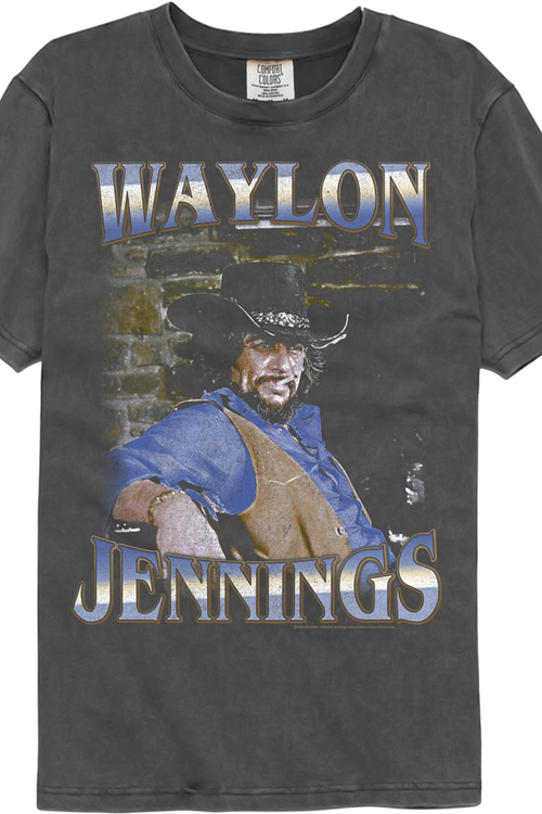 Faded Bricks Waylon Jennings Comfort Colors Brand T-Shirtmain product image