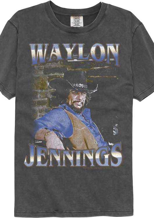 Faded Bricks Waylon Jennings Comfort Colors Brand T-Shirt - main product image
