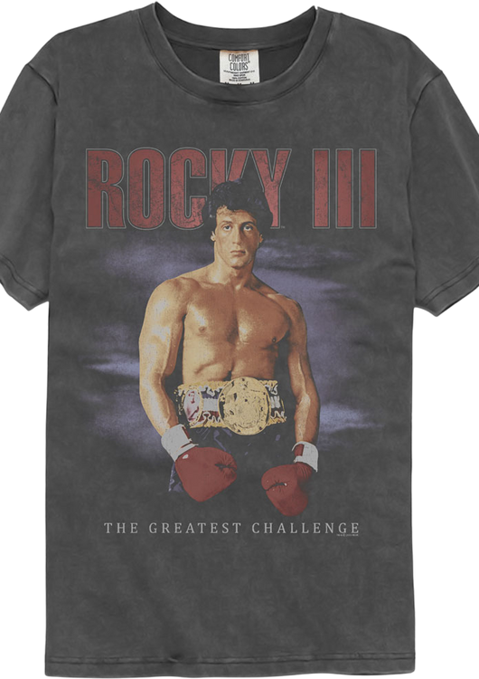 Faded The Greatest Challenge Rocky Comfort Colors Brand T-Shirt - main product image
