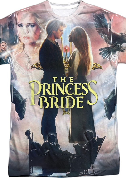 Fairy Tale Collage Princess Bride T-Shirt - main product image