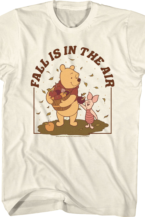 Fall Is In The Air Winnie The Pooh T-Shirt - main product image